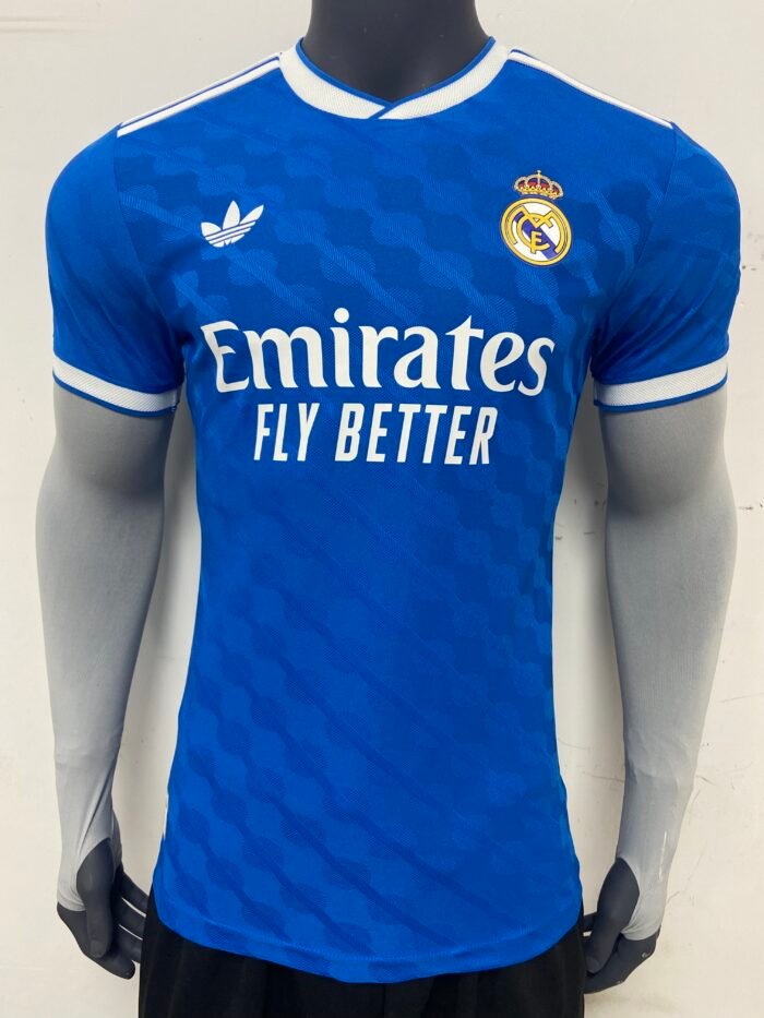 Real Madrid Mens Home Authentic Jersey 25/26 Blue